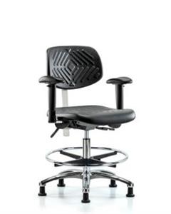 GSS46966 | Class 100 Polyurethane Clean Room Chair Medium Ben