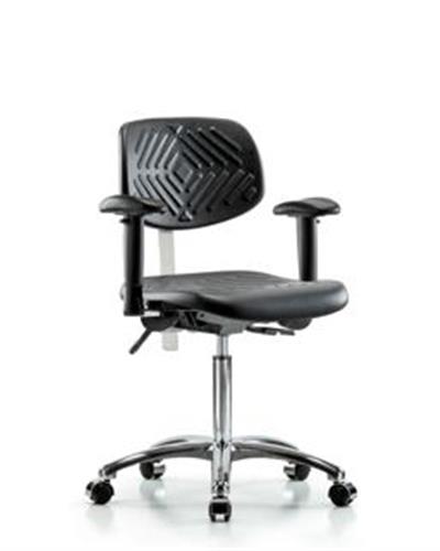 GSS46968 | Class 100 Polyurethane Clean Room Chair Medium Ben