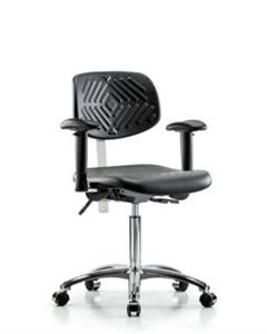 GSS46968 | Class 100 Polyurethane Clean Room Chair Medium Ben