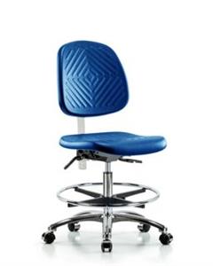 GSS46989 | Class 100 Polyurethane Clean Room Chair Medium Ben