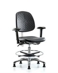 GSS46998 | Class 100 Polyurethane Clean Room Chair Medium Ben