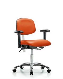 GSS42945 | Class 100 Vinyl Clean Room Chair Desk Height with