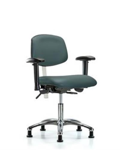 GSS42987 | Class 100 Vinyl Clean Room Chair Desk Height with