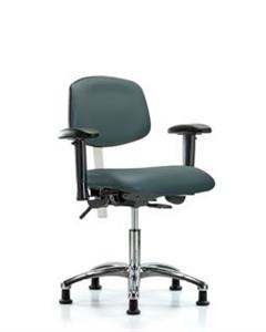 GSS42987 | Class 100 Vinyl Clean Room Chair Desk Height with