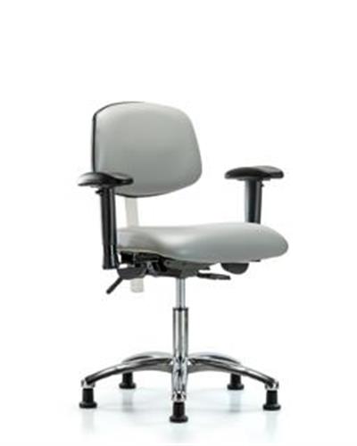 GSS42993 | Class 100 Vinyl Clean Room Chair Desk Height with