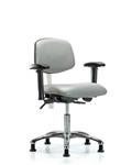 GSS42993 | Class 100 Vinyl Clean Room Chair Desk Height with