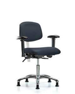 GSS42989 | Class 100 Vinyl Clean Room Chair Desk Height with