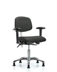 GSS42988 | Class 100 Vinyl Clean Room Chair Desk Height with