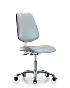 GSS43002 | Class 100 Vinyl Clean Room Chair Desk Height with