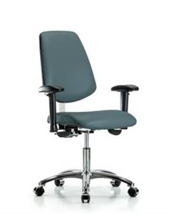 GSS43050 | Class 100 Vinyl Clean Room Chair Desk Height with
