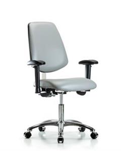 GSS43056 | Class 100 Vinyl Clean Room Chair Desk Height with