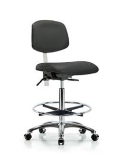 GSS43069 | Class 100 Vinyl Clean Room Chair High Bench Height