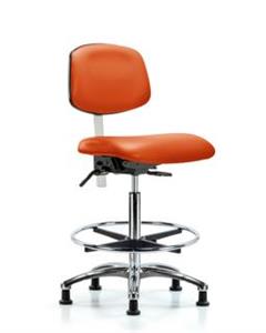 GSS43080 | Class 100 Vinyl Clean Room Chair High Bench Height