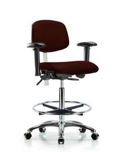 GSS43085 | Class 100 Vinyl Clean Room Chair High Bench Height
