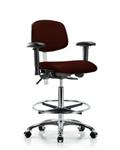 GSS43085 | Class 100 Vinyl Clean Room Chair High Bench Height
