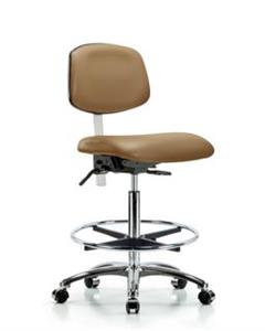 GSS43109 | Class 100 Vinyl Clean Room Chair High Bench Height