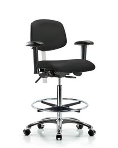 GSS43120 | Class 100 Vinyl Clean Room Chair High Bench Height