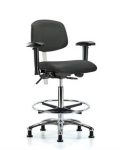 GSS43132 | Class 100 Vinyl Clean Room Chair High Bench Height