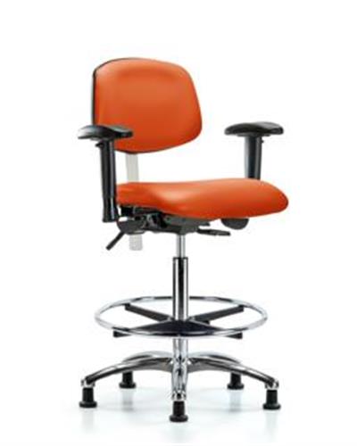GSS43134 | Class 100 Vinyl Clean Room Chair High Bench Height