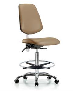 GSS43145 | Class 100 Vinyl Clean Room Chair High Bench Height