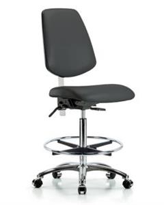 GSS43141 | Class 100 Vinyl Clean Room Chair High Bench Height