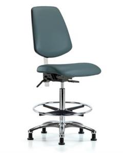 GSS43149 | Class 100 Vinyl Clean Room Chair High Bench Height
