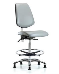 GSS43155 | Class 100 Vinyl Clean Room Chair High Bench Height