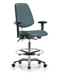GSS43158 | Class 100 Vinyl Clean Room Chair High Bench Height