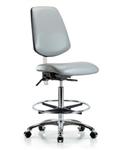 GSS43182 | Class 100 Vinyl Clean Room Chair High Bench Height