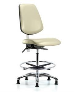 GSS43189 | Class 100 Vinyl Clean Room Chair High Bench Height