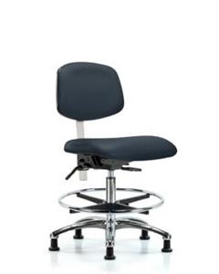 GSS43223 | Class 100 Vinyl Clean Room Chair Medium Bench Heig