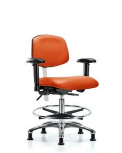 GSS43260 | Class 100 Vinyl Clean Room Chair Medium Bench Heig