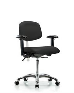 GSS43264 | Class 100 Vinyl Clean Room Chair Medium Bench Heig