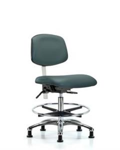 GSS43293 | Class 100 Vinyl Clean Room Chair Medium Bench Heig