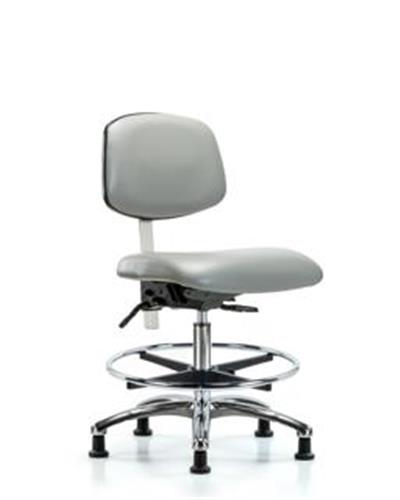 GSS43299 | Class 100 Vinyl Clean Room Chair Medium Bench Heig