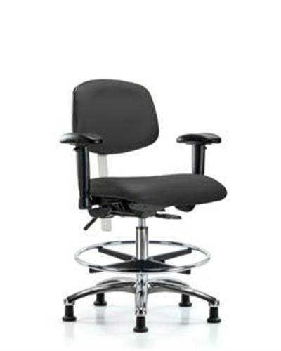 GSS43330 | Class 100 Vinyl Clean Room Chair Medium Bench Heig