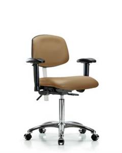 GSS43343 | Class 100 Vinyl Clean Room Chair Medium Bench Heig