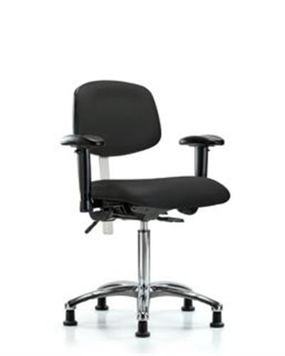 GSS43345 | Class 100 Vinyl Clean Room Chair Medium Bench Heig