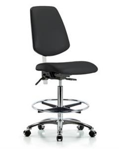 GSS43354 | Class 100 Vinyl Clean Room Chair Medium Bench Heig