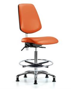 GSS43368 | Class 100 Vinyl Clean Room Chair Medium Bench Heig