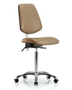 GSS43379 | Class 100 Vinyl Clean Room Chair Medium Bench Heig