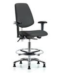 GSS43402 | Class 100 Vinyl Clean Room Chair Medium Bench Heig