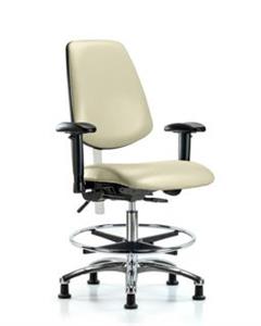 GSS43477 | Class 100 Vinyl Clean Room Chair Medium Bench Heig