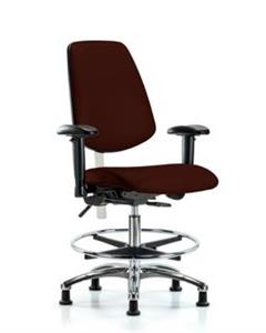 GSS43472 | Class 100 Vinyl Clean Room Chair Medium Bench Heig