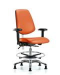 GSS43476 | Class 100 Vinyl Clean Room Chair Medium Bench Heig