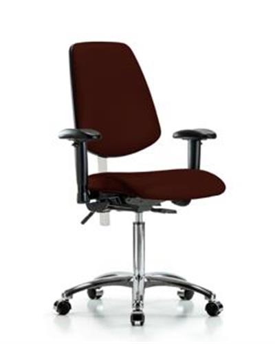 GSS43481 | Class 100 Vinyl Clean Room Chair Medium Bench Heig