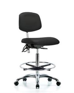GSS43514 | Class 100 Vinyl Clean Room ESD Chair High Bench He