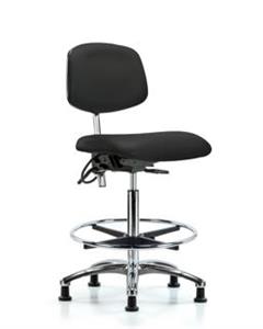 GSS43516 | Class 100 Vinyl Clean Room ESD Chair High Bench He