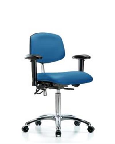 GSS43543 | Class 100 Vinyl Clean Room ESD Chair Medium Bench