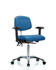GSS43543 | Class 100 Vinyl Clean Room ESD Chair Medium Bench